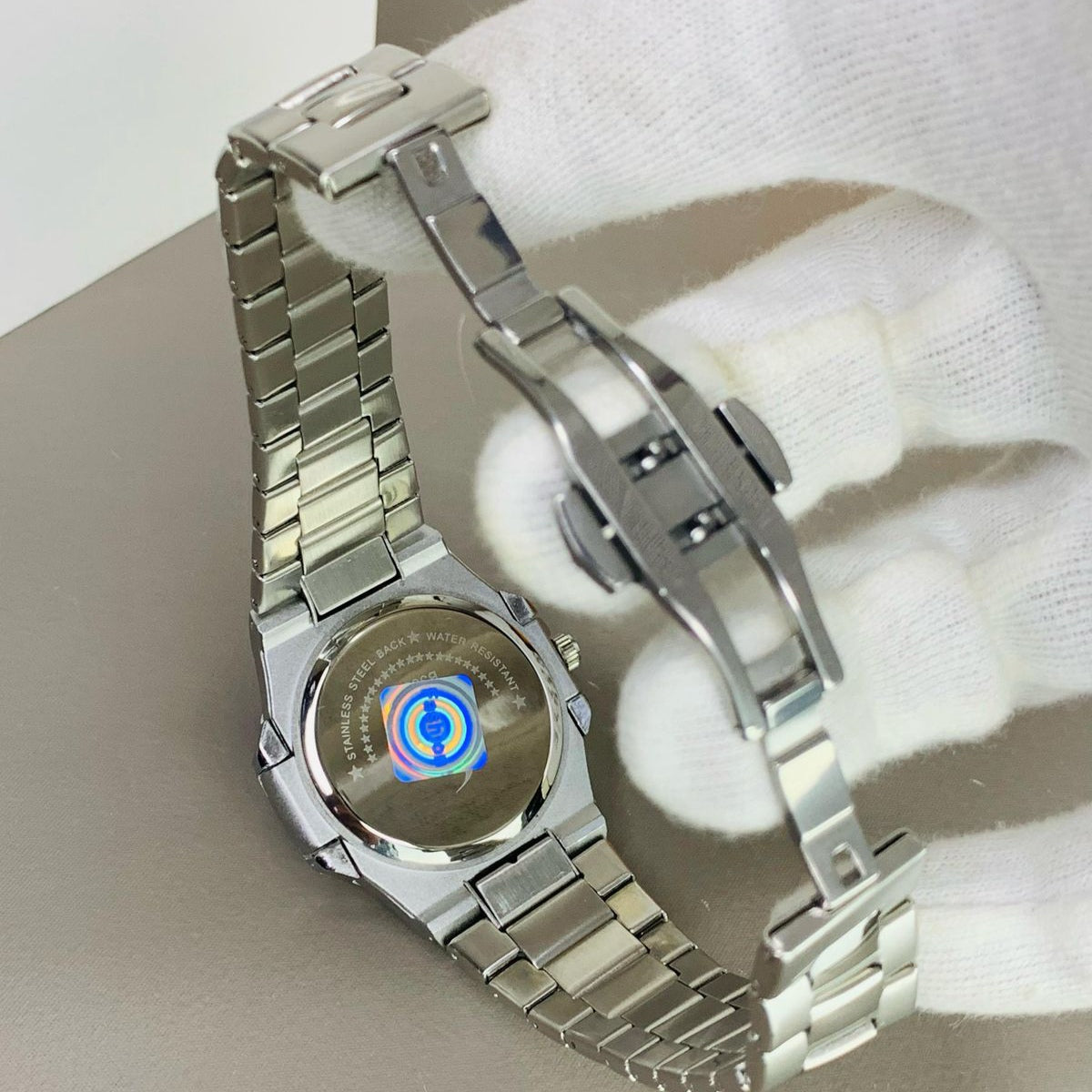 PATEK PHILIPPE'S Men's Branded Watch BLUE Dial - Stainless Steel - Jewelsoftime