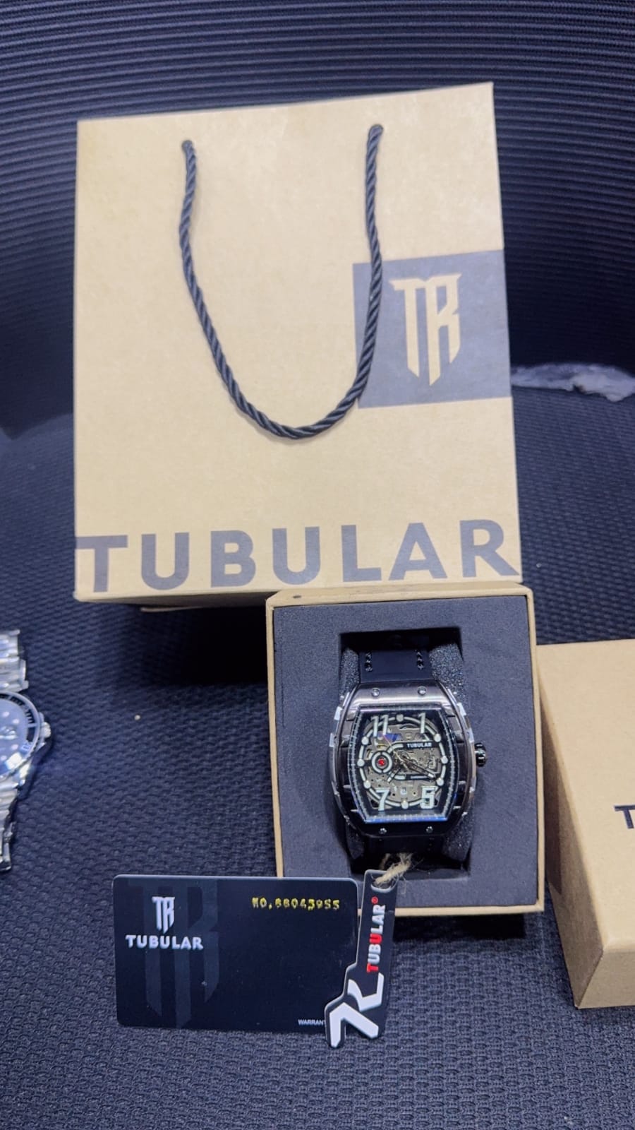 TUBULAR Retro-Modern Men's Watch - Vintage-Inspired Dial with Leather Strap" - Jewelsoftime