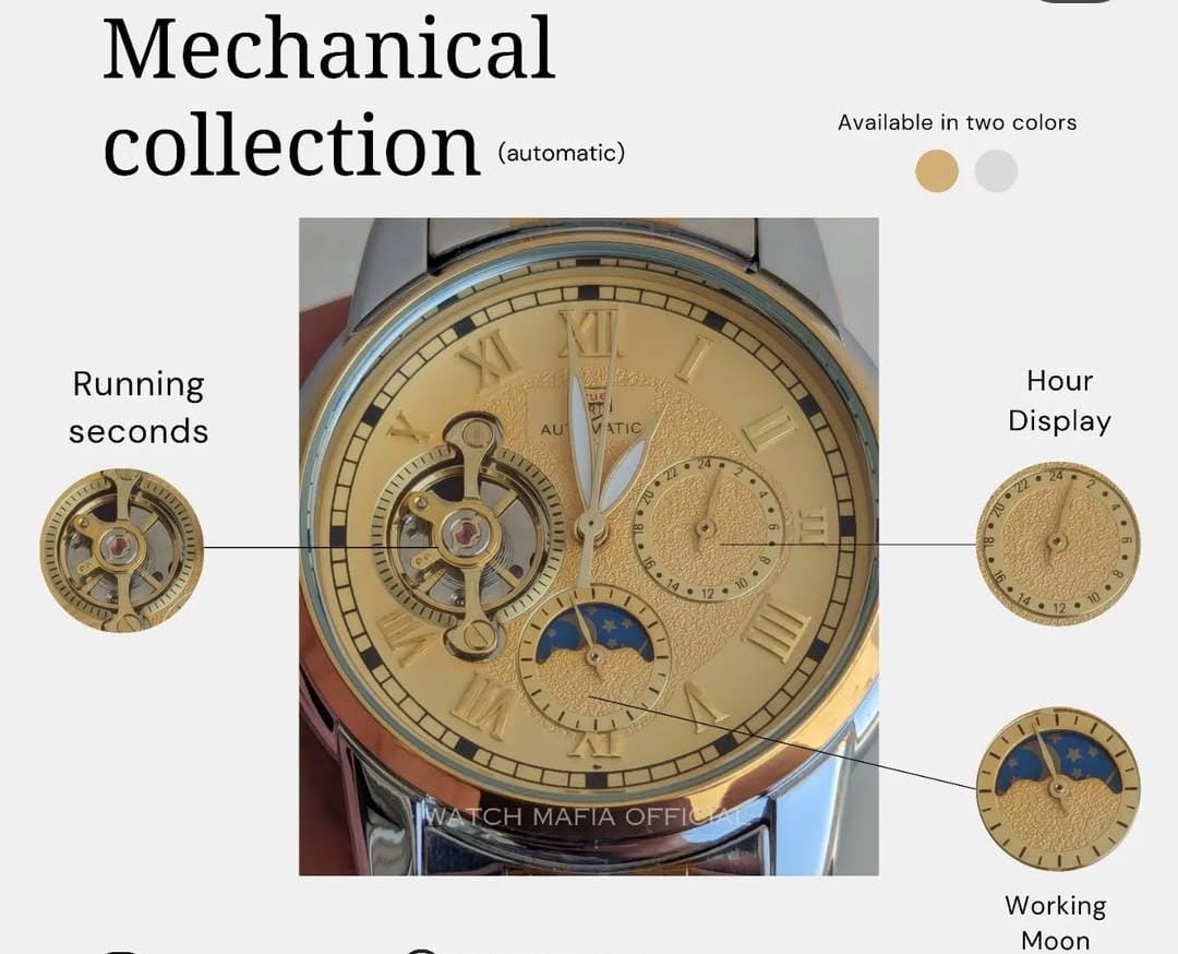 TRUEWORTH Original Mechanical Watch - Jewelsoftime