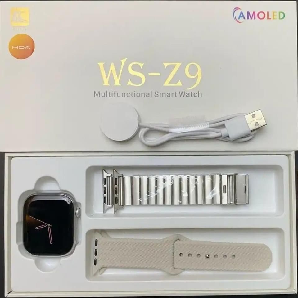 WS-Z9 Smart Watch With Amoled Display - MEN'S WATCH - Jewelsoftime