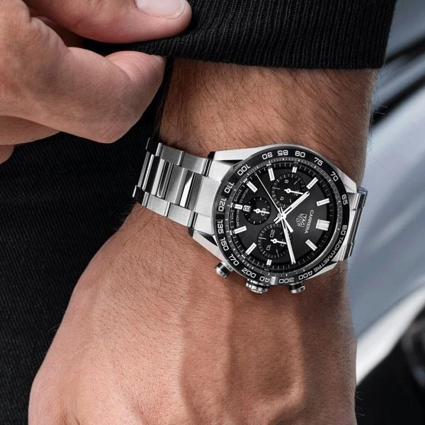 CARRERA CHRONOGRAPH WORKING - QUARTZ MOVEMENT - GREAT QUALITY MEN'S WATCH - BUSINESS EDITION - Jewelsoftime