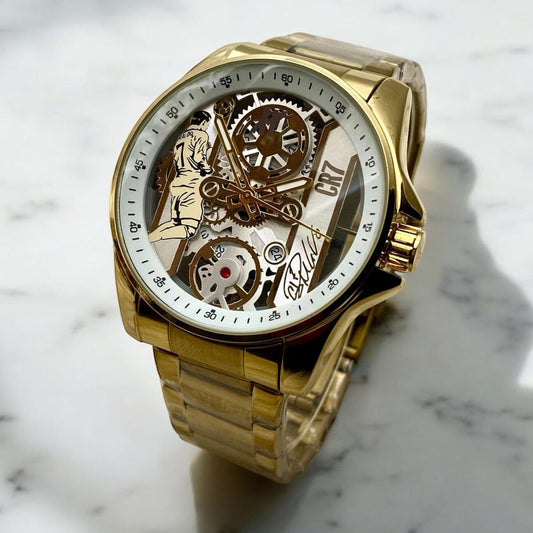 Hublot CR7 Limited Edition Stainless Steel Chain and Back - RONALDO SIGNATURE ON DIAL - Jewelsoftime