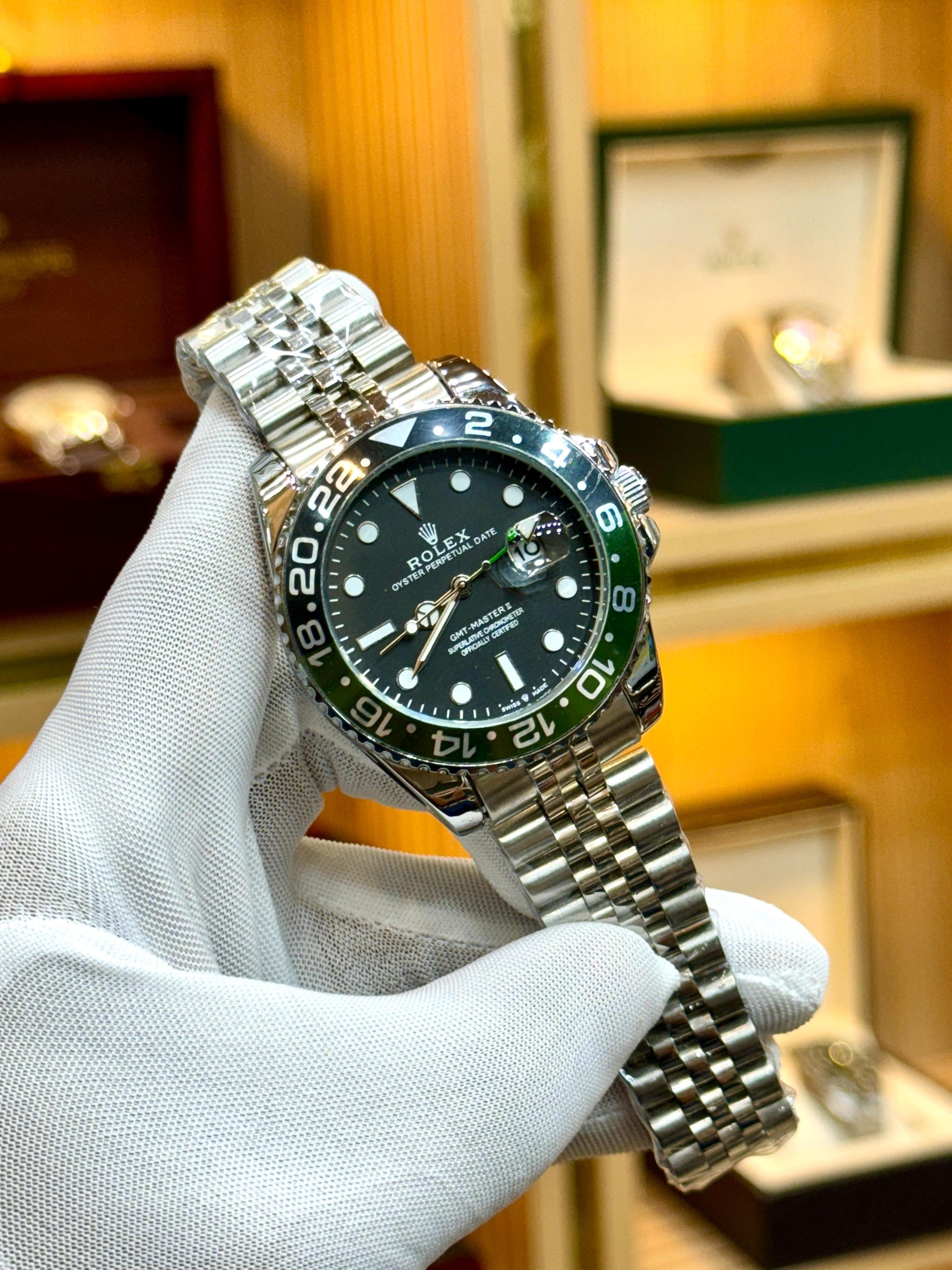 Rolex Men Watch GMT Luxurious - Jewelsoftime