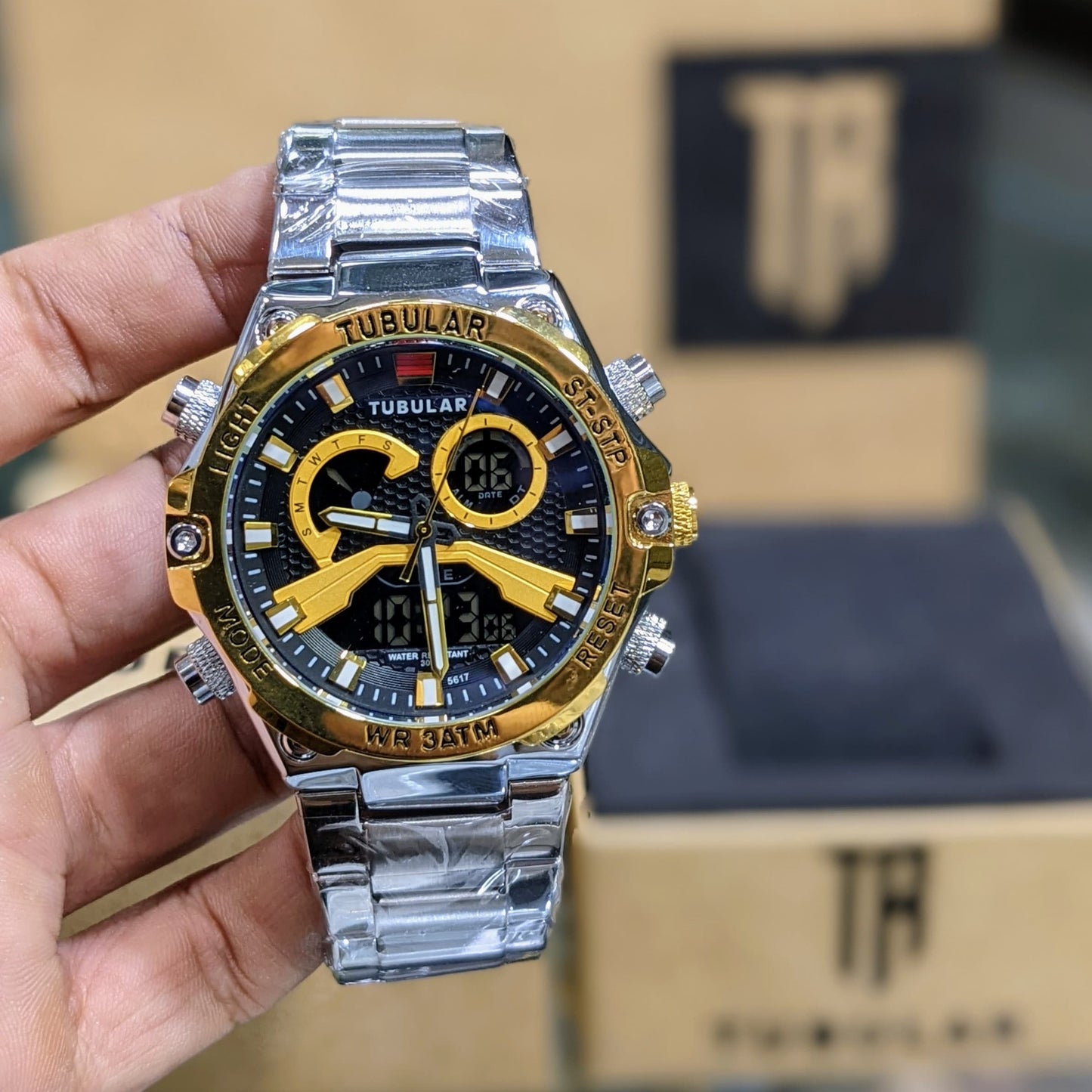 ORIGINAL TUBLAR DUAL TIME SPORTS MEN'S WATCH - Jewelsoftime