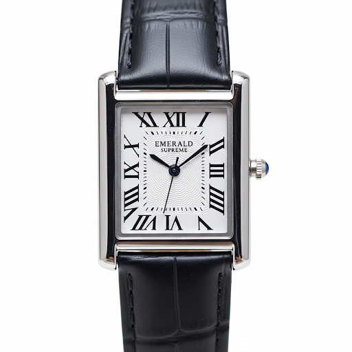 EMERALD ORIGINAL (CARTIER STYLE) MEN'S WATCH - Jewelsoftime
