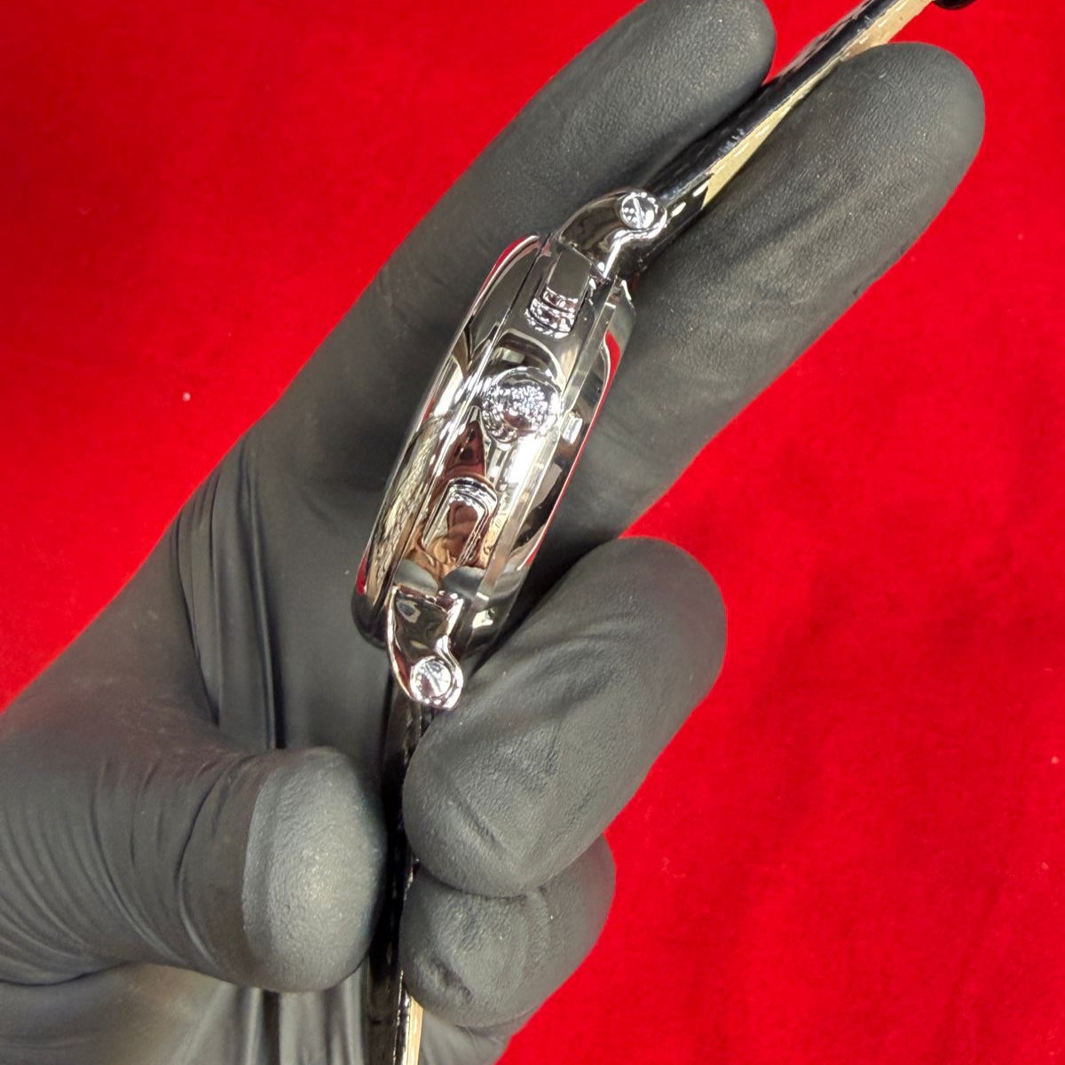 Patek Philippe Men's Watch Century Model–Automatic Movement Chronometer Working Pendulum Visible Leather Strap Master Lock - Jewelsoftime