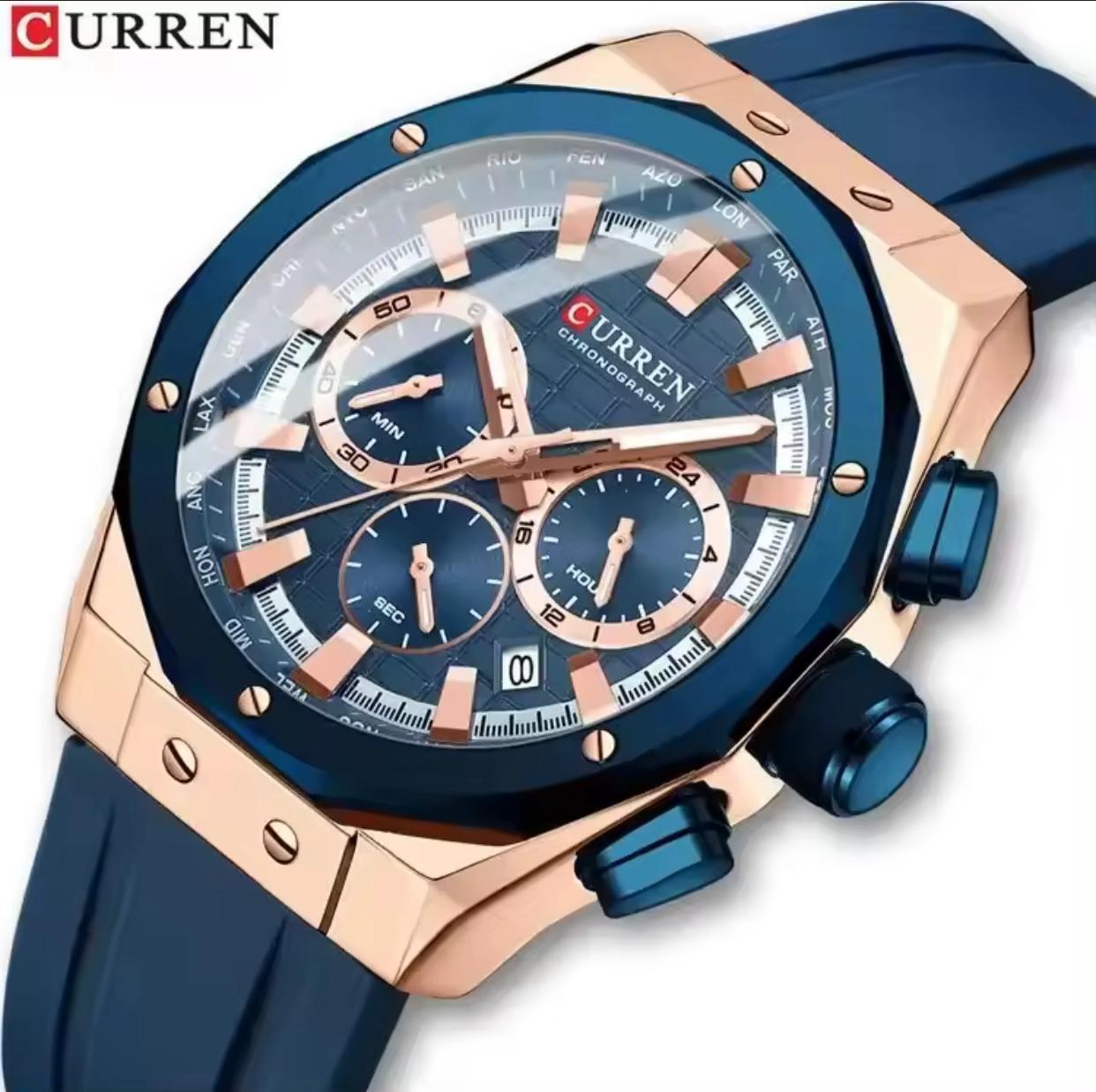 CURREN MEN’S STRAP WATCH – Quartz Movement - Jewelsoftime