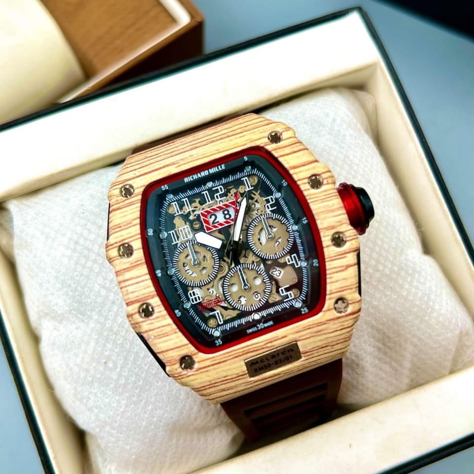 RICHARD MILLE MEN'S WATCH - DATE WORKING - MOST POPULAR MODEL - Jewelsoftime