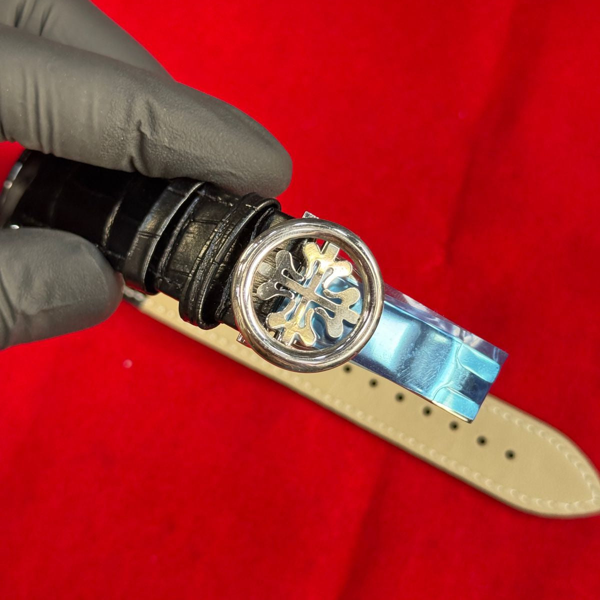 Patek Philippe Men's Watch Century Model–Automatic Movement Chronometer Working Pendulum Visible Leather Strap Master Lock - Jewelsoftime