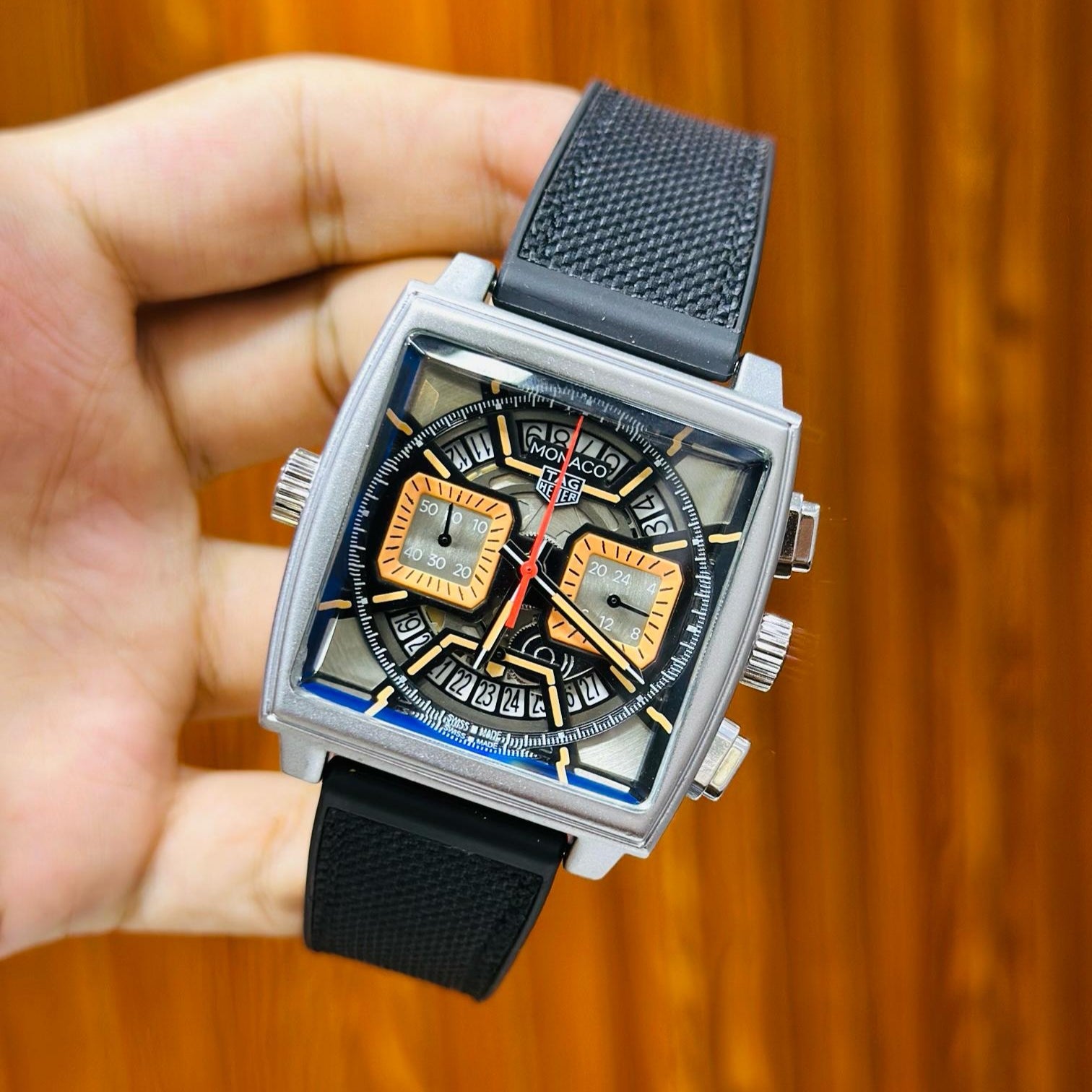 TAG HEUER MONACO CHRONOGRAPH MEN'S WATCH - Jewelsoftime