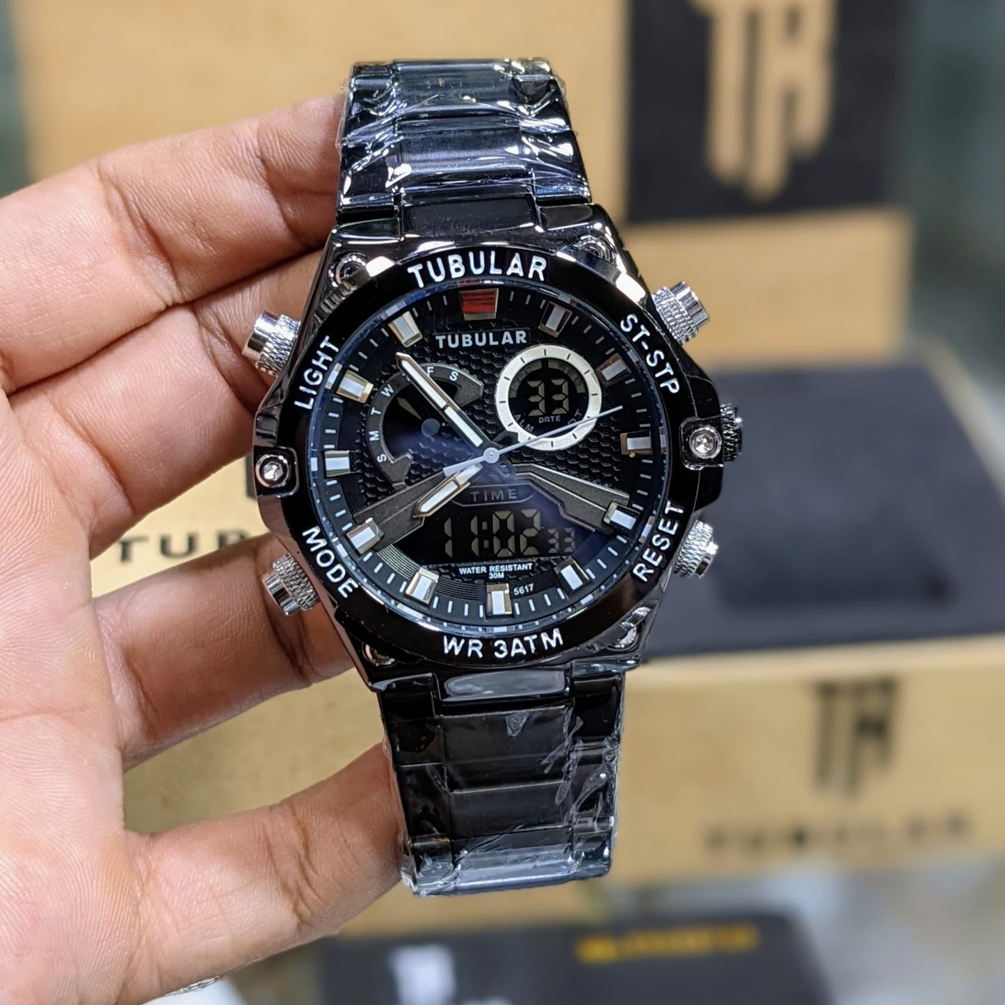 ORIGINAL TUBLAR DUAL TIME SPORTS MEN'S WATCH - Jewelsoftime