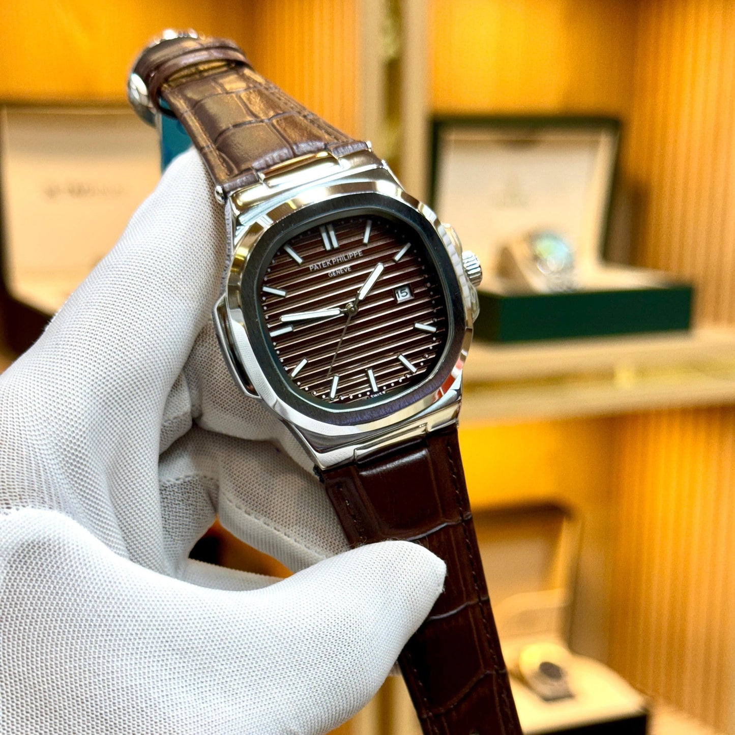LEATHER EDITION PATEK – PREMIUM QUARTZ TIMEPIECE - Jewelsoftime