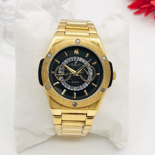 HUBLOT STAINLESS STEEL MEN'S WATCH - Jewelsoftime