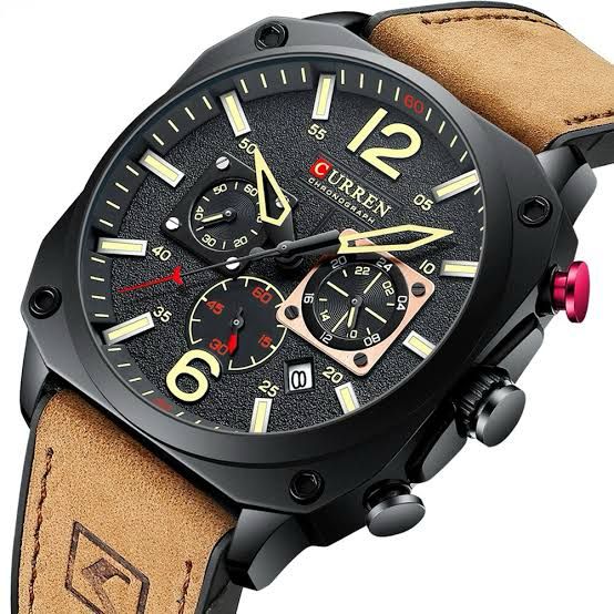 CURREN Original [Brand Leather Straps Wrist Watch For Men] - Jewelsoftime
