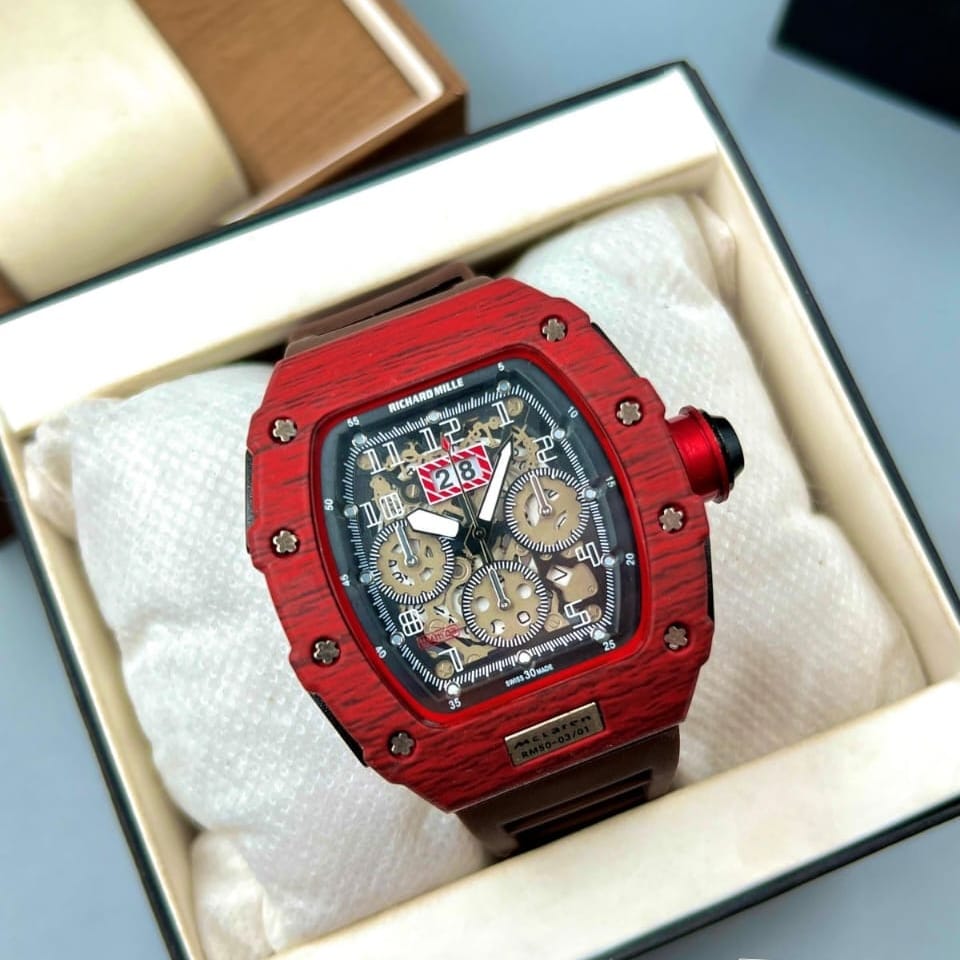 RICHARD MILLE MEN'S WATCH - DATE WORKING - MOST POPULAR MODEL - Jewelsoftime