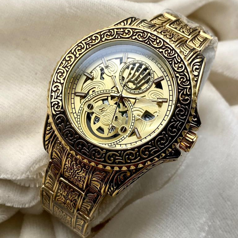ROLEX ENGRAVING MODEL CHAIN WATCH - Jewelsoftime