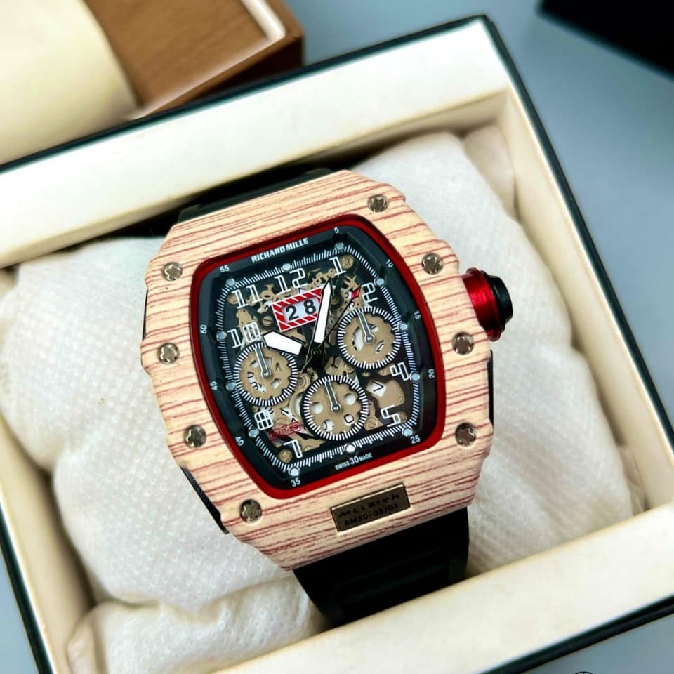 RICHARD MILLE MEN'S WATCH - DATE WORKING - MOST POPULAR MODEL - Jewelsoftime