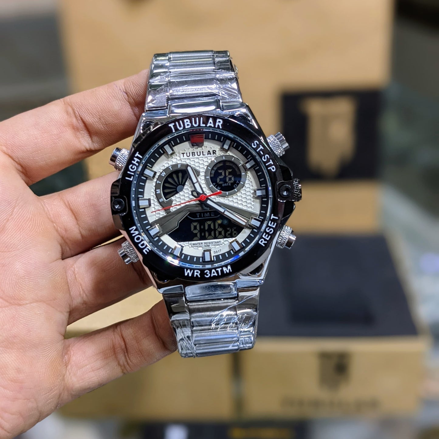 ORIGINAL TUBLAR DUAL TIME SPORTS MEN'S WATCH - Jewelsoftime