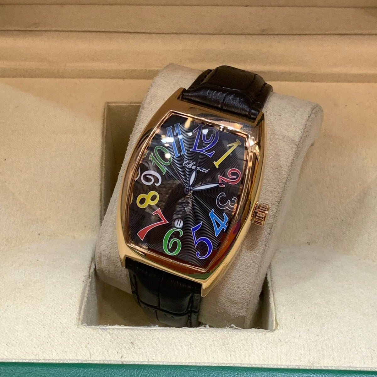 Chenxi 8217 Original-Men's Watch Leather Strap Date Working - Jewelsoftime