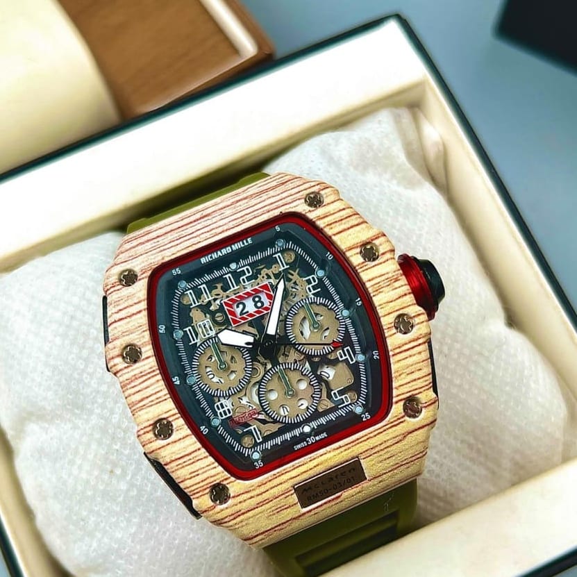 RICHARD MILLE MEN'S WATCH - DATE WORKING - MOST POPULAR MODEL - Jewelsoftime