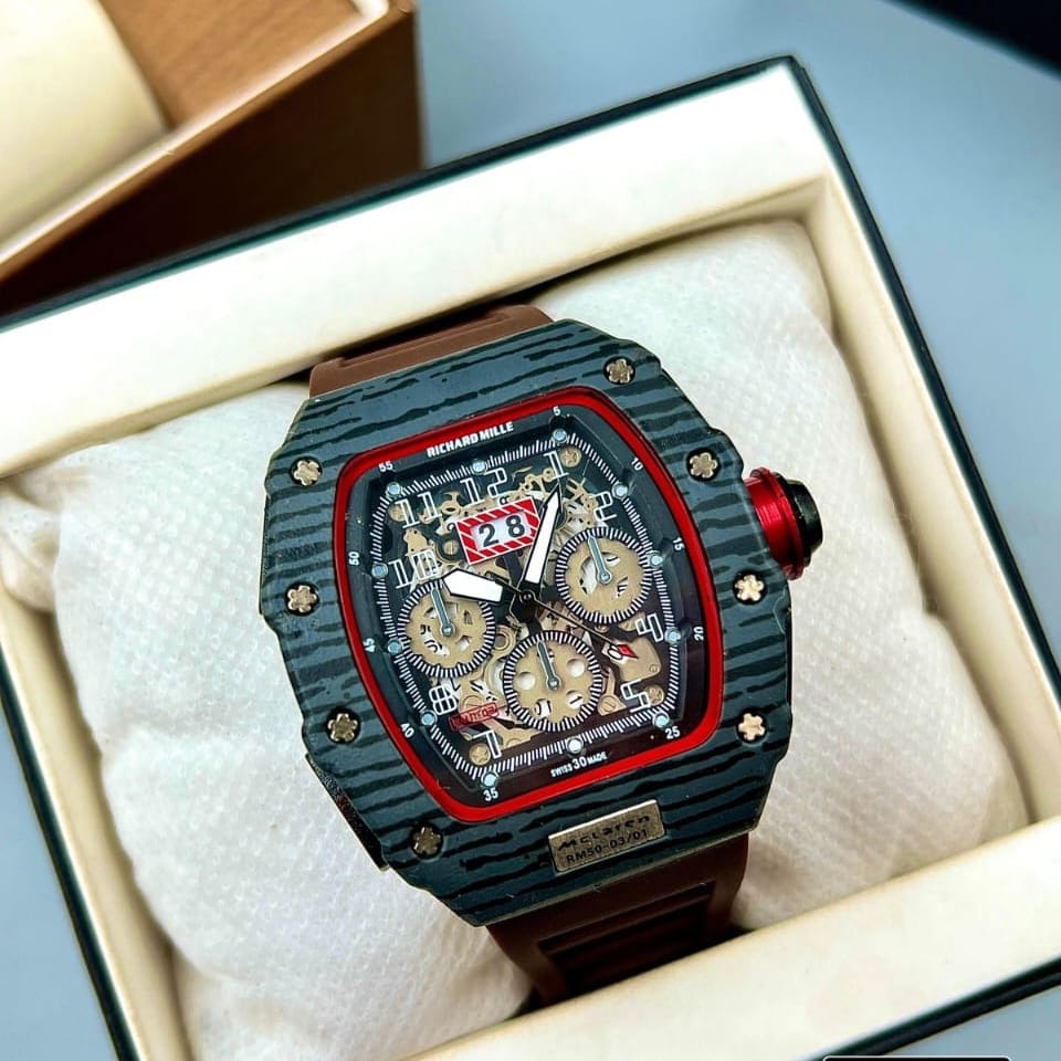 RICHARD MILLE MEN'S WATCH - DATE WORKING - MOST POPULAR MODEL - Jewelsoftime
