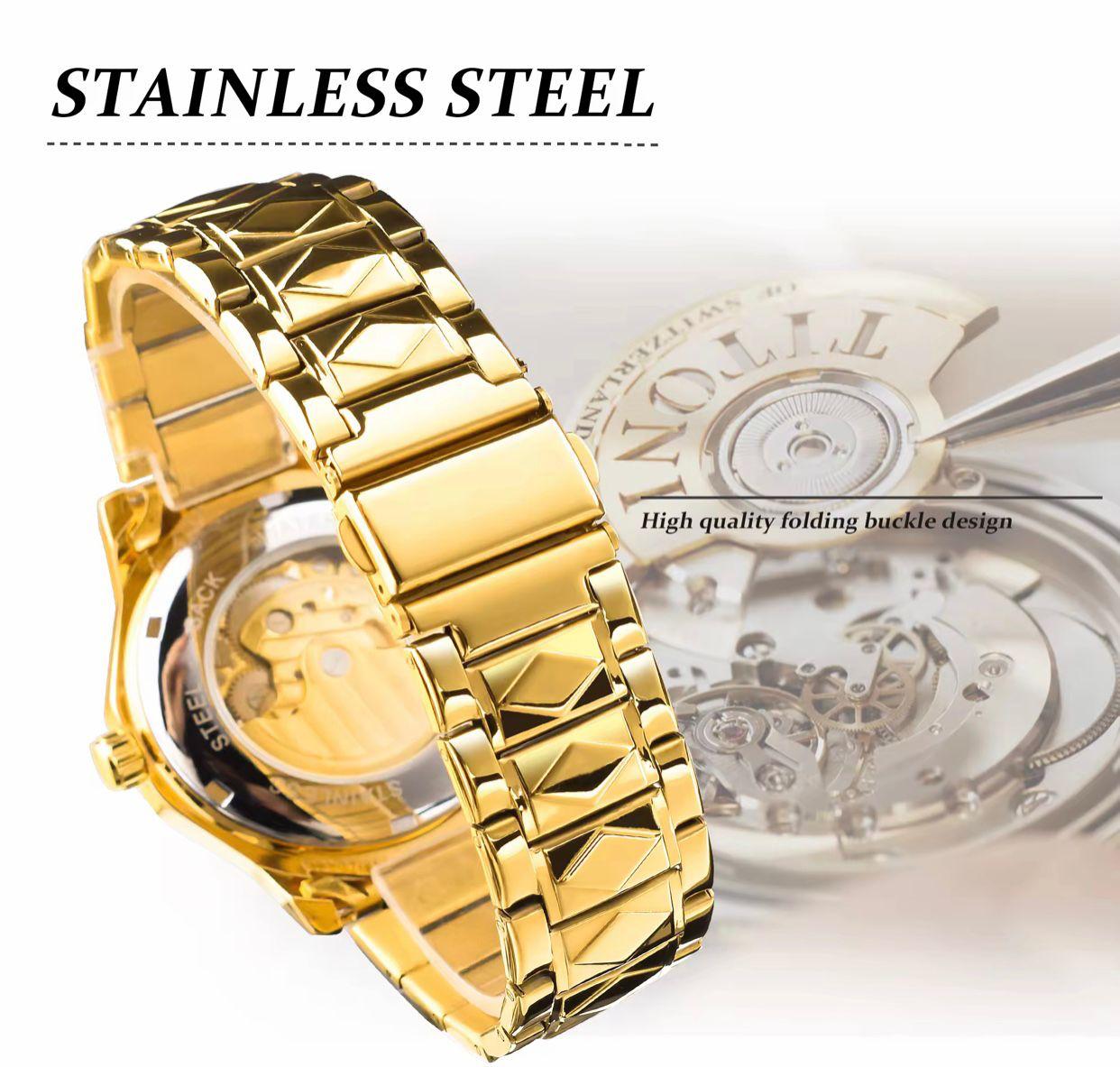 Forsining 199 Skeleton Watch Tourbillon Movement Automatic Square Mechanical Men's Watches Stainless Steel Case - Jewelsoftime