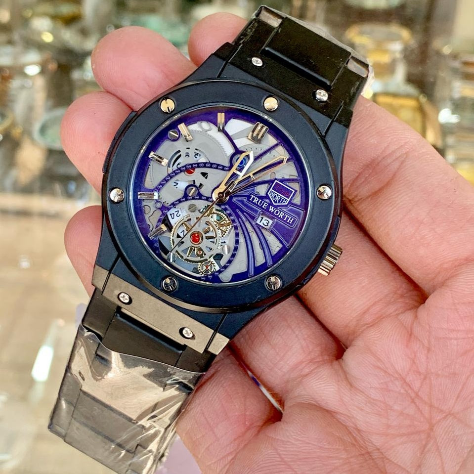 TRUE WORTH FANCY MODEL MEN'S WATCH – HEAVY DUTY MASTER LOCK - Jewelsoftime