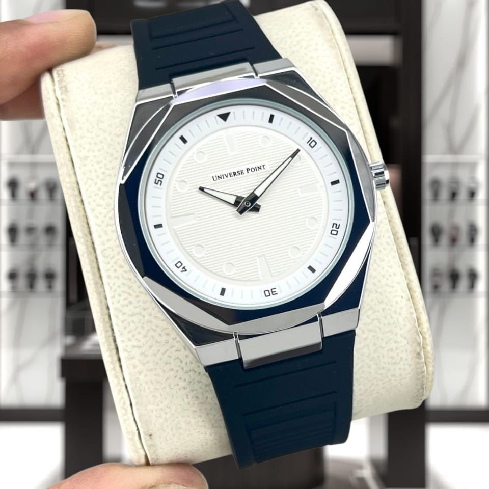 Universal Point U.P (Original) Men's Watch Quartz Movement-Rubber Strap With Magnetic Lock - Jewelsoftime