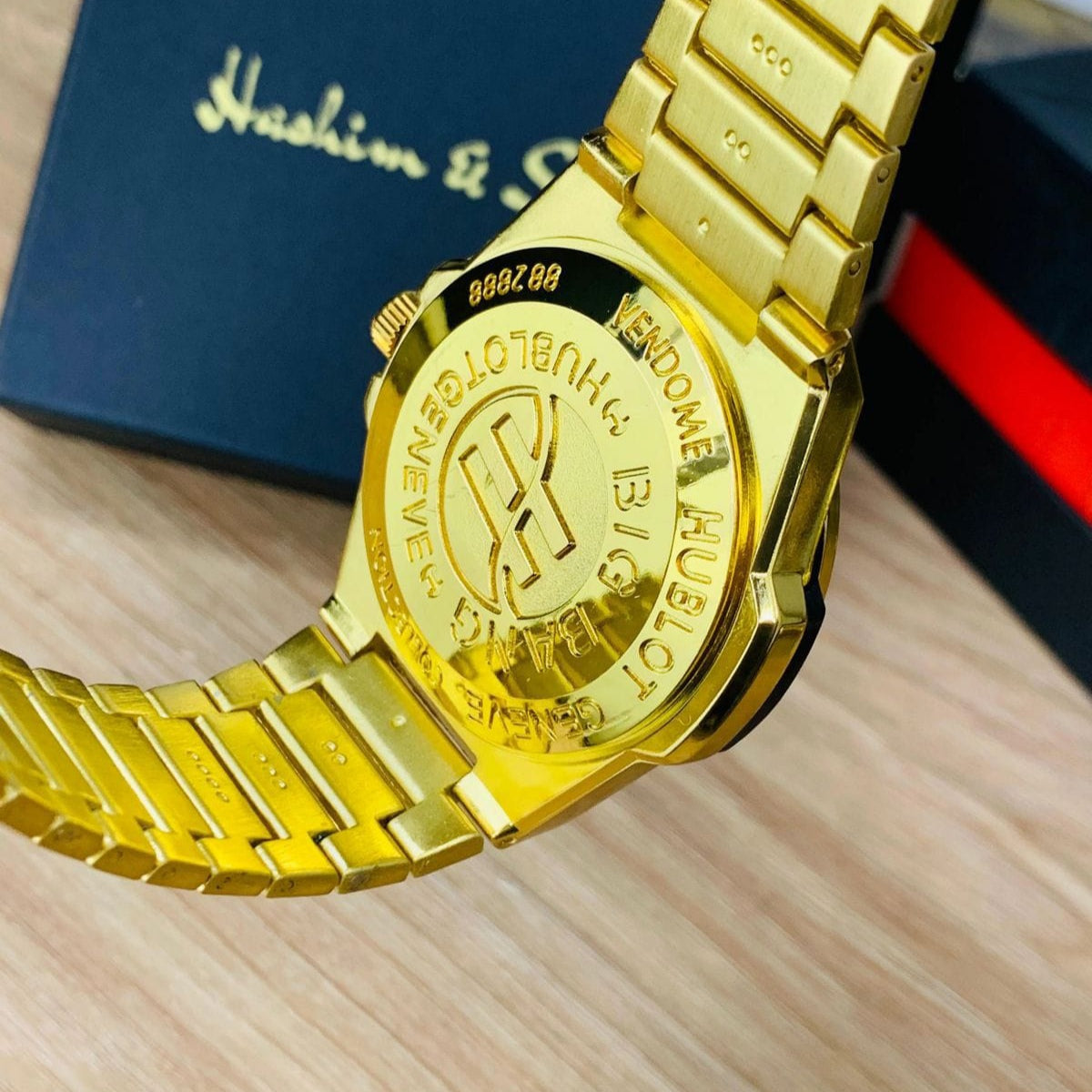 HUBLOT MEN'S WATCH - CLASSIC MODEL - STAINLESS STEEL - QUARTZ MACHINE - Jewelsoftime