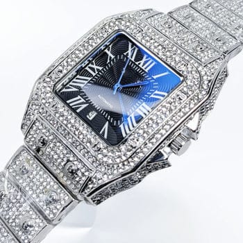CARTIER VZ-25 DIAMOND-STUDDED LUXURY MEN'S WATCH – ELEGANCE & PRECISION - Jewelsoftime