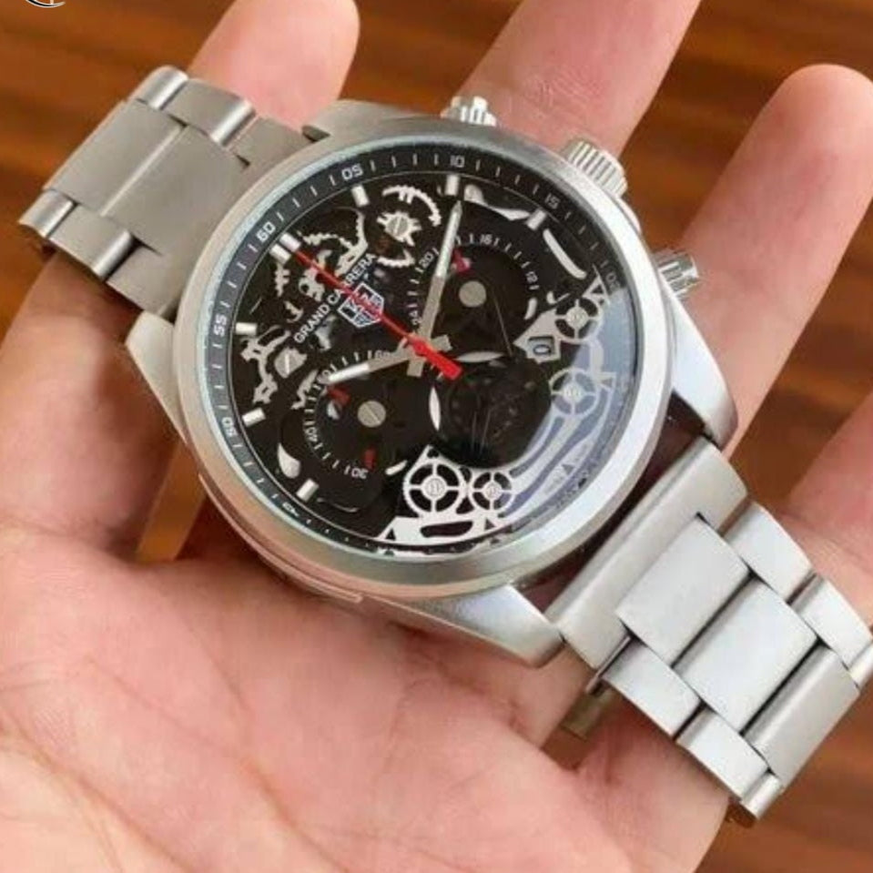 TAGHOUR CR7 Chronograph Men's Watch – Premium Quality, 615g Heavy-Duty Design - Jewelsoftime