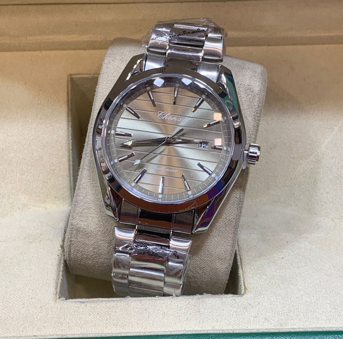 Chenxi Men’s Watch Quartz Movement Stainless Steel Butterfly Master Lock - Jewelsoftime