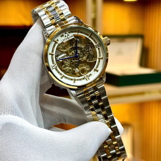 FITRON Original Automatic Skeleton Watches FOR MEN'S - Jewelsoftime