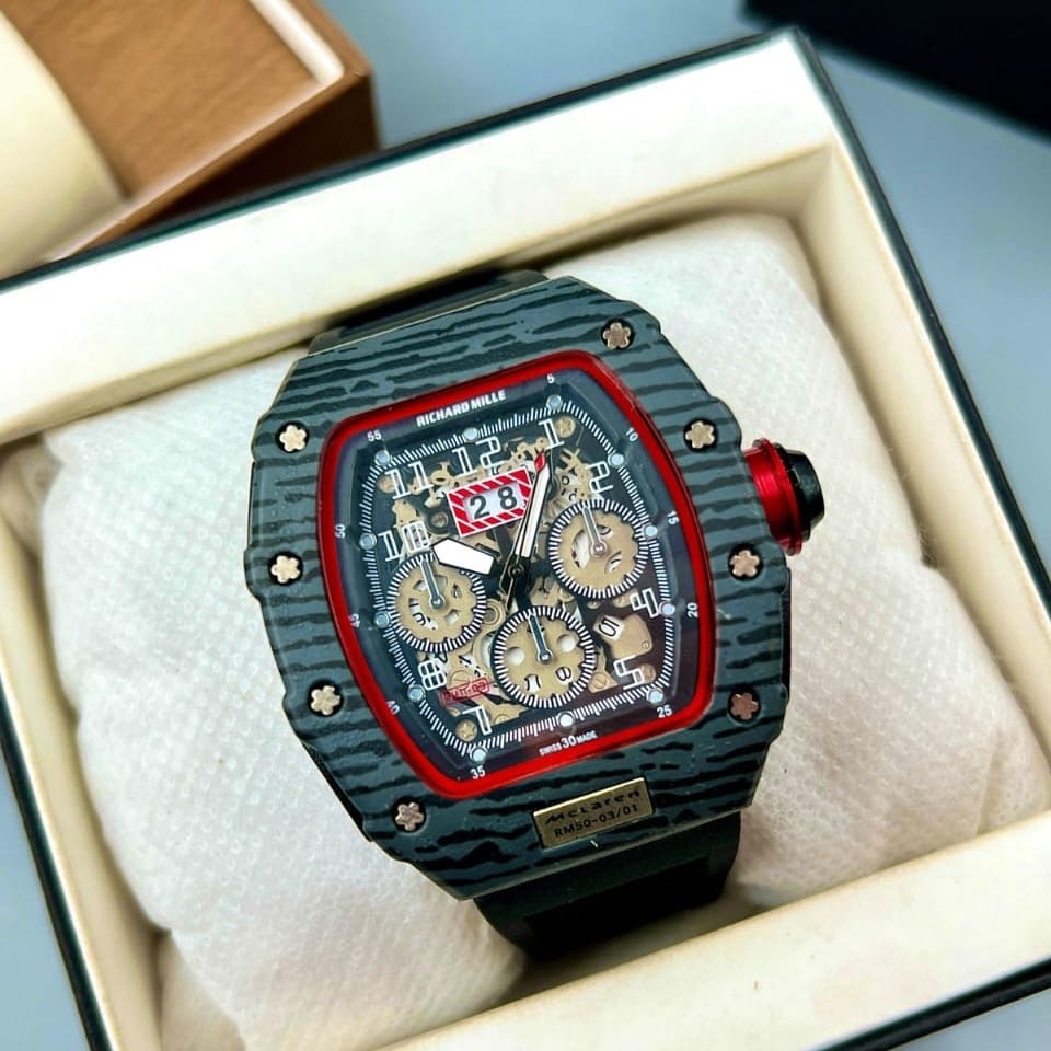RICHARD MILLE MEN'S WATCH - DATE WORKING - MOST POPULAR MODEL - Jewelsoftime
