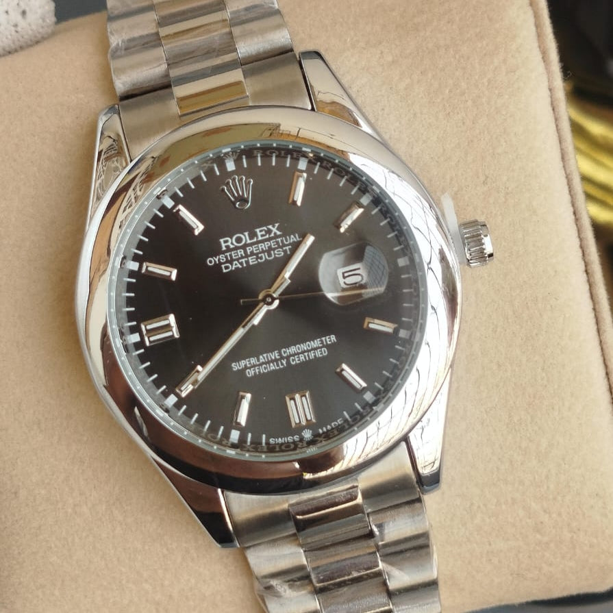 ROLEX OYSTER PERPETUAL DATEJUST MEN'S WATCH - Jewelsoftime