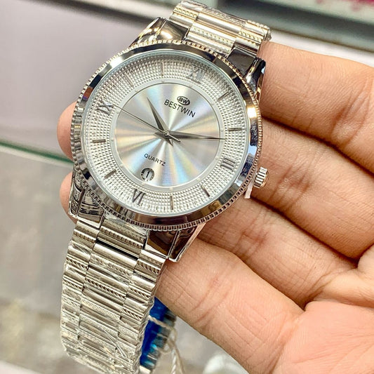 BESTWIN ORIGINAL WATCH
STAINLESS STEEL CHAIN DATE WORKING - Jewelsoftime