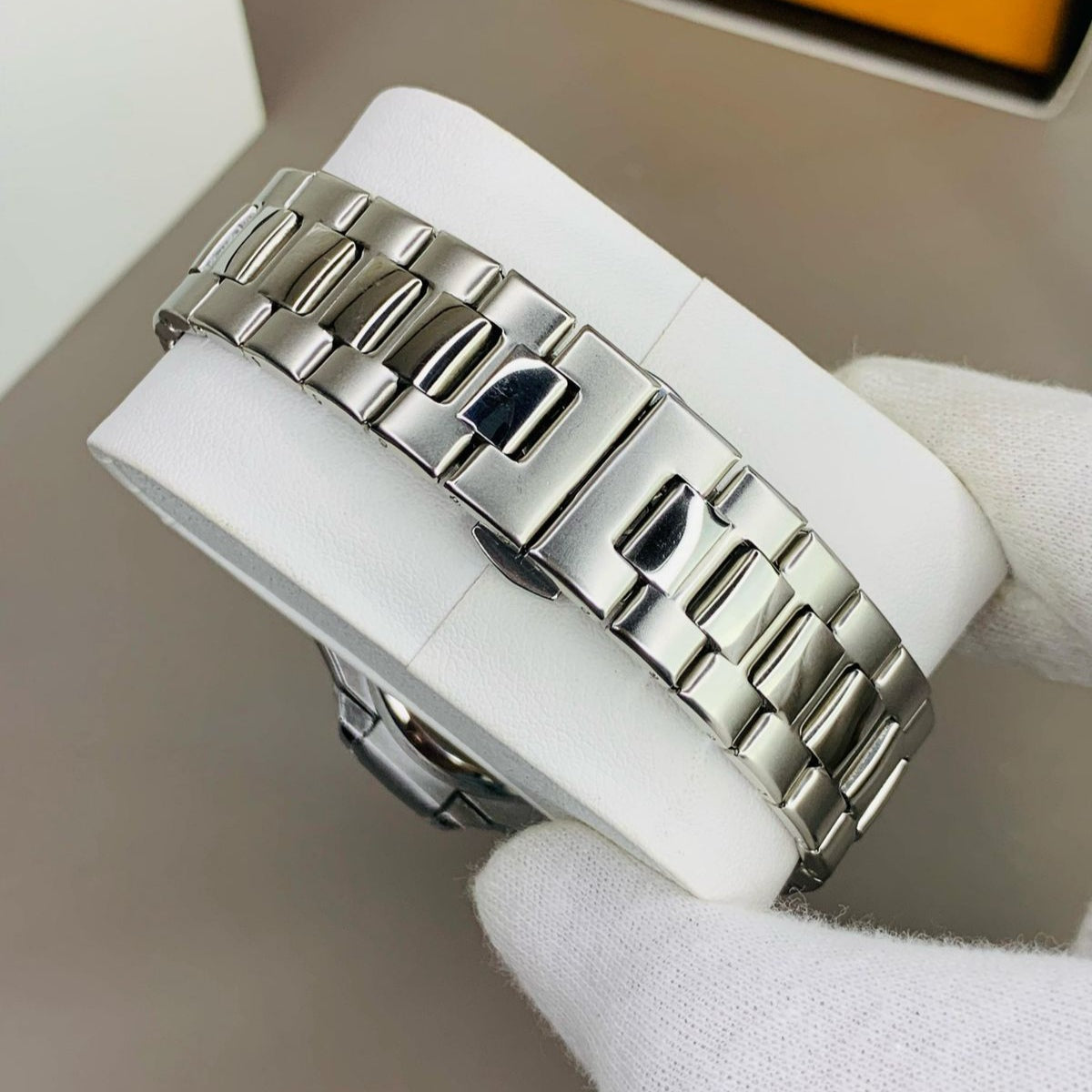 PATEK PHILIPPE'S Men's Branded Watch BLUE Dial - Stainless Steel - Jewelsoftime