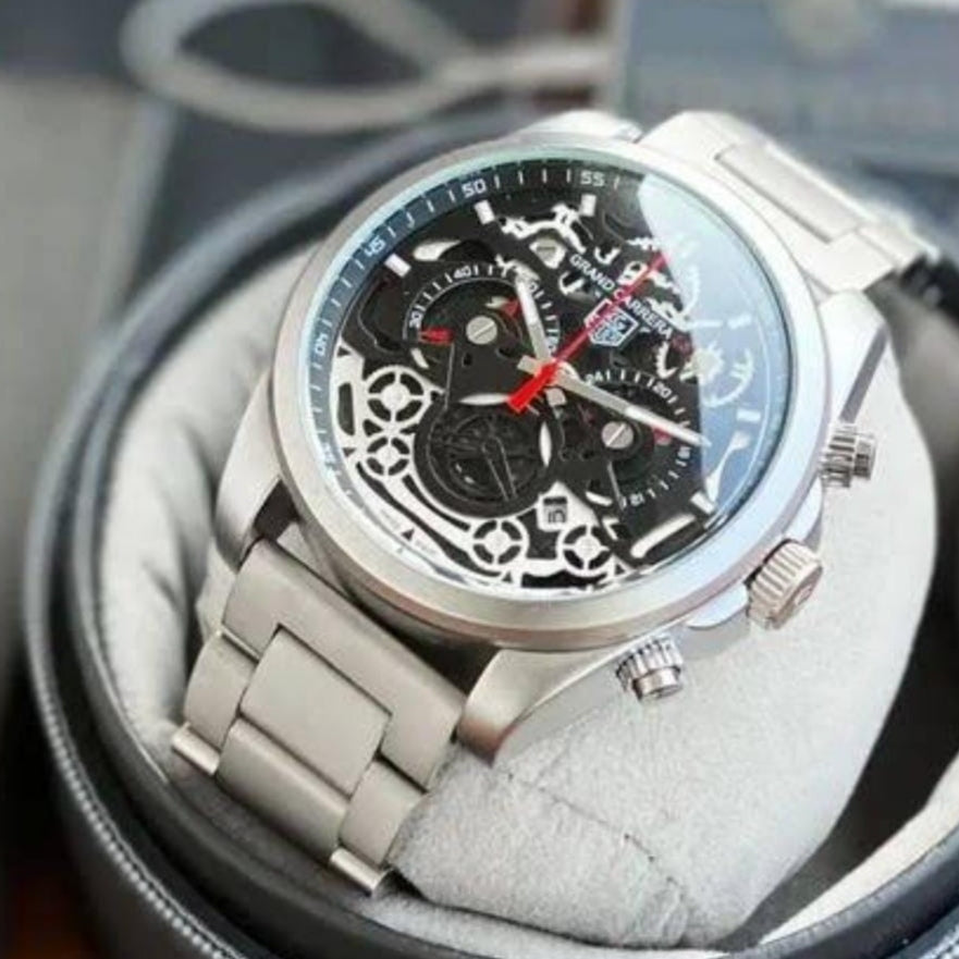TAGHOUR CR7 Chronograph Men's Watch – Premium Quality, 615g Heavy-Duty Design - Jewelsoftime