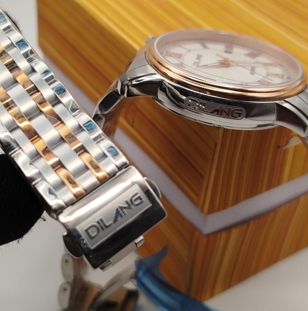 DILANG ORIGINAL-Men's Watch Date Working Stainless Steel Chain Japan Machine - Jewelsoftime