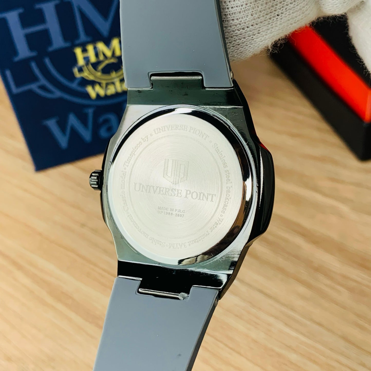 UNIVERSAL POINT - PATEK PHILIPPE MODEL MEN'S WATCH - CHINA ASSEMBLE - DATE WORKING - Jewelsoftime