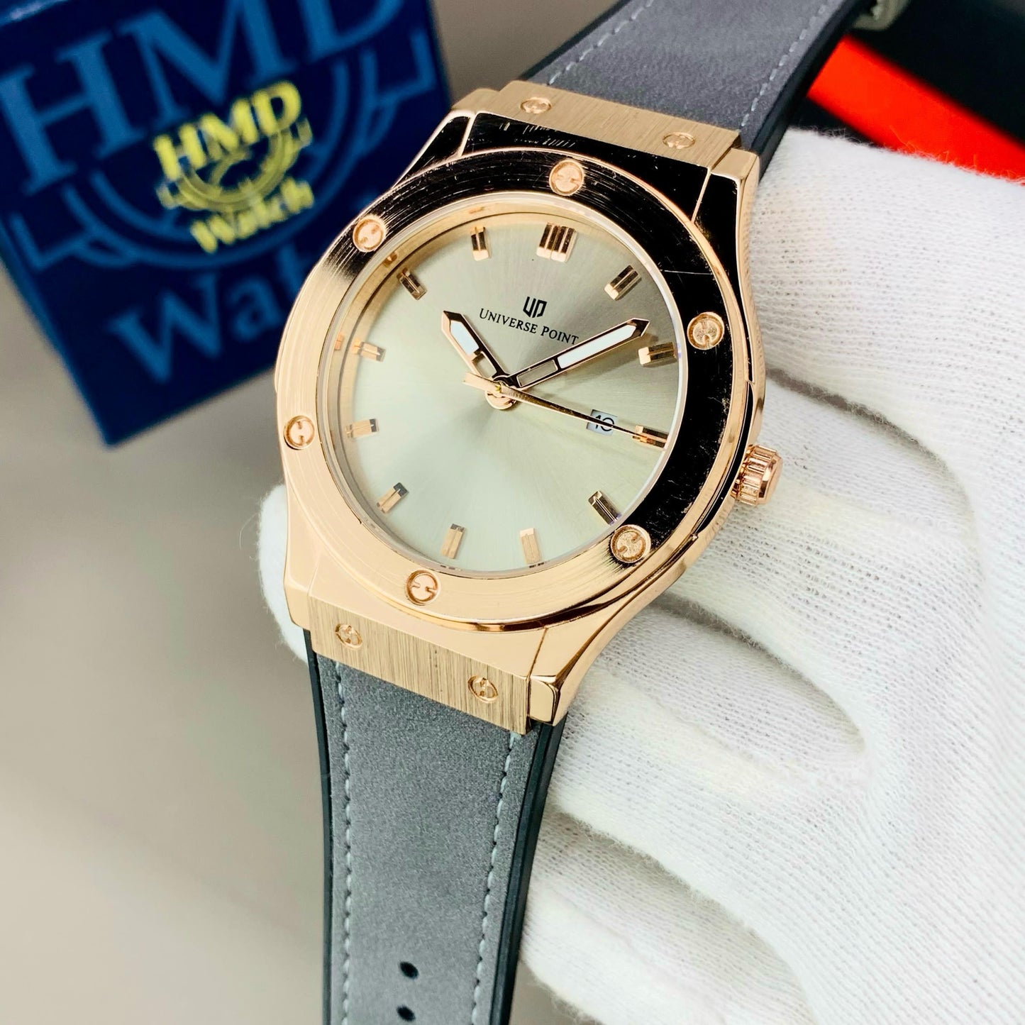 UNIVERSE POINT DATE WORKING MEN WATCH - Jewelsoftime