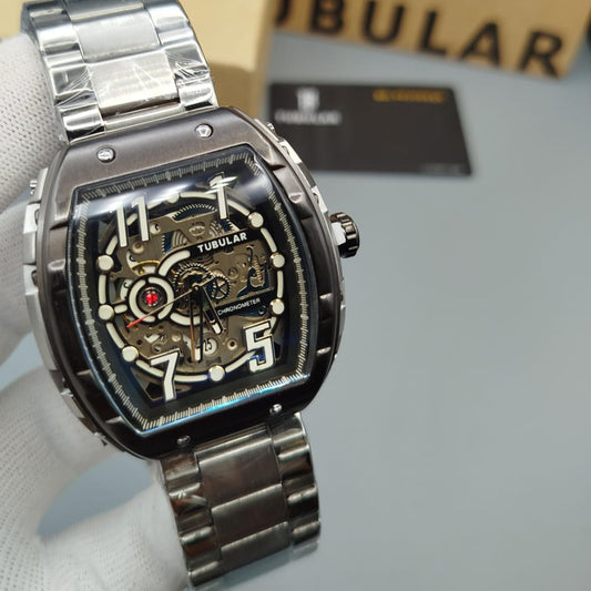 TUBULAR ORIGINAL MEN'S WATCH - HEAVYWEIGHT STAINLESS STEEL WATCH – PREMIUM QUALITY WITH BRAND PACKAGING - Jewelsoftime