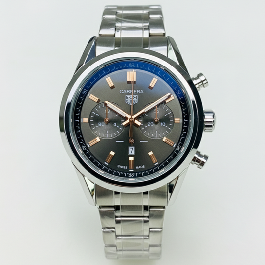 Tag Heuer Quartz Movement Master Lock Stainless steel Mens Watch - Jewelsoftime