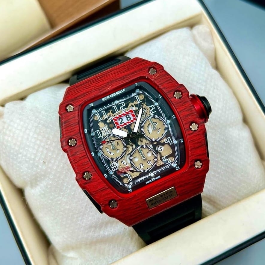 RICHARD MILLE MEN'S WATCH - DATE WORKING - MOST POPULAR MODEL - Jewelsoftime
