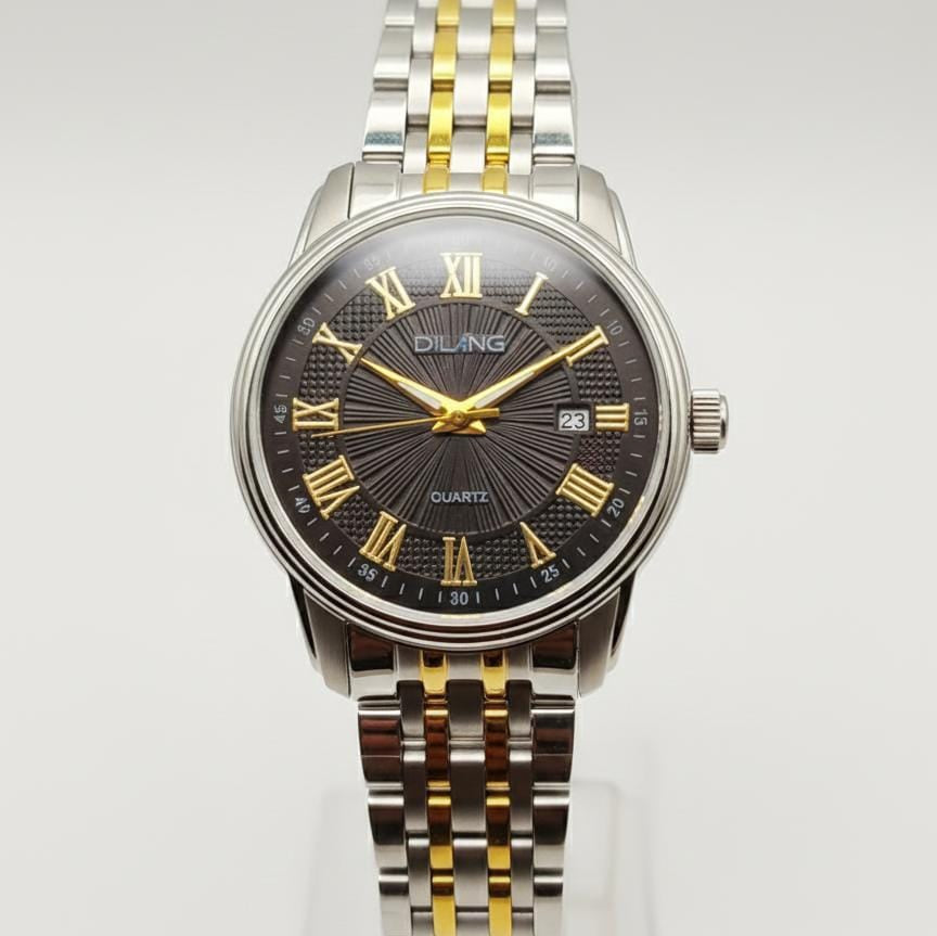 DILANG ORIGINAL-Men's Watch Date Working Stainless Steel Chain Japan Machine - Jewelsoftime
