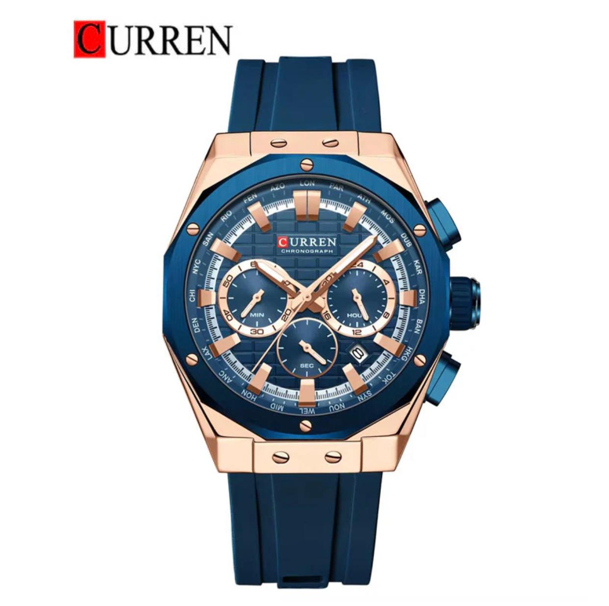 CURREN MEN’S STRAP WATCH – Quartz Movement - Jewelsoftime