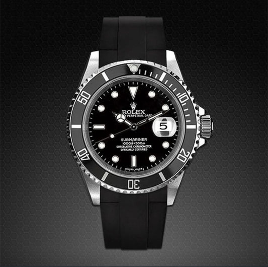 ROLEX MEN'S WATCH DATEJUST WITH RUBBER STRAP - Jewelsoftime