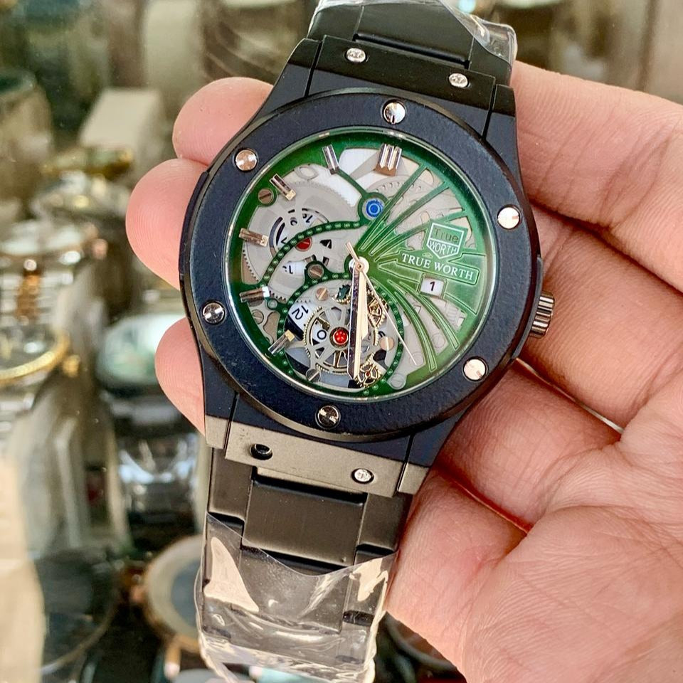 TRUE WORTH FANCY MODEL MEN'S WATCH – HEAVY DUTY MASTER LOCK - Jewelsoftime