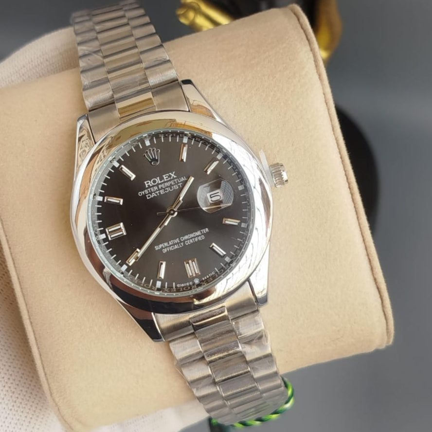 ROLEX OYSTER PERPETUAL DATEJUST MEN'S WATCH - Jewelsoftime