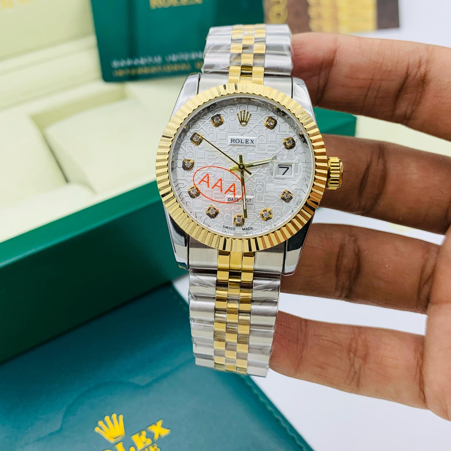 Rolex AAA Gents Collection – Stainless Steel Watch - Jewelsoftime